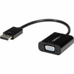 StarTech.com DisplayPort to VGA Adapter, Active DP to VGA Converter, 1080p Video, DP to VGA Adapter Dongle