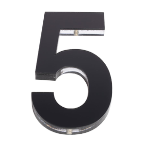 Sandleford 120mm 5 Black Acrylic Numeral