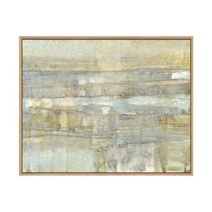 Artey | Pastel Scape I - Framed Canvas - Natural Frame - 80 x 100cm