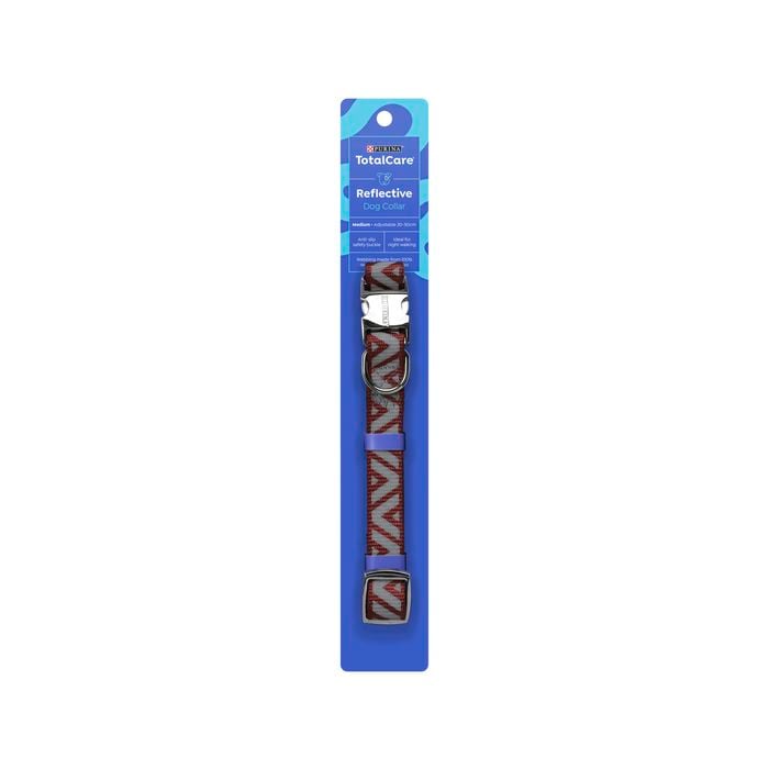 Purina Total Care Orange Reflective Dog Collar - Medium