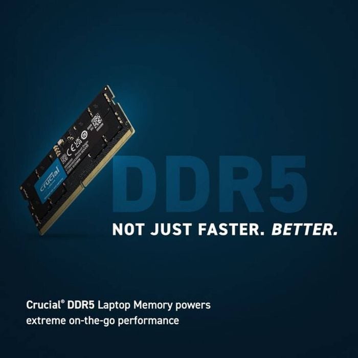 Crucial 32GB (2x16GB) DDR5-4800 SODIMM Memory