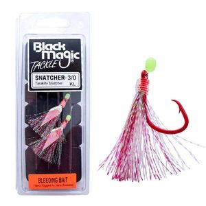 Black Magic Tarakihi Snatchers 3/0 Paternoster Pre Made Fishing Rig Bleeding Bait