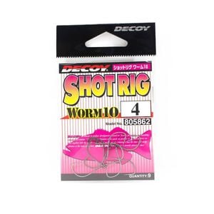 Decoy Worm 10 Drop Shot Wacky Fishing Hook 4