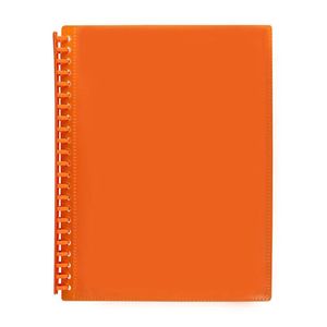 Marbig A4 Refillable 20P Insert Cover Display Book (Orange)