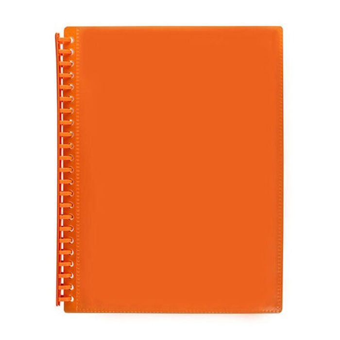 Marbig A4 Refillable 20P Insert Cover Display Book (Orange)