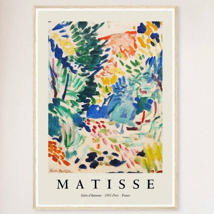 Galrie Stunning Landscape at Collioure Print by Henri Matisse (1905) Artistic Home Decor, Wood Frame, A2 42 x 60cm (16 x 24inch)