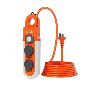 Click 2 Outlet Power Socket Light With Hanger