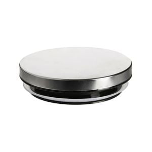 Argon Tableware Metal Storage Jar Lid - Contemporary Kitchen Food Storage Canister - Silicone Seal - 10cm