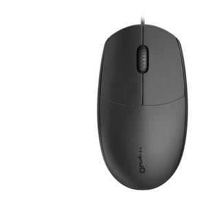 Rapoo N100 USB Optical 1600DPI Wired Mouse - Black