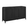 Roy Buffet Sideboard Cabinet 3 Doors Black