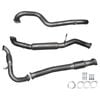 Ignite Exhausts Turbo Back For Nissan Gu Patrol 3l Leaf Spring Ute 3" Cat & Hotdog Raw Aluminised Steel
