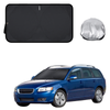 Front Windscreen Sun Shade for Volvo V50 2004 - 2012 Auto - Standard 150 x 85 cm - Black