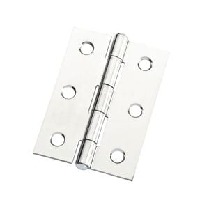 Lane 70 x 50 x 1.6mm Polished Chrome Fixed Pin DURAsmooth™ Butt Hinge