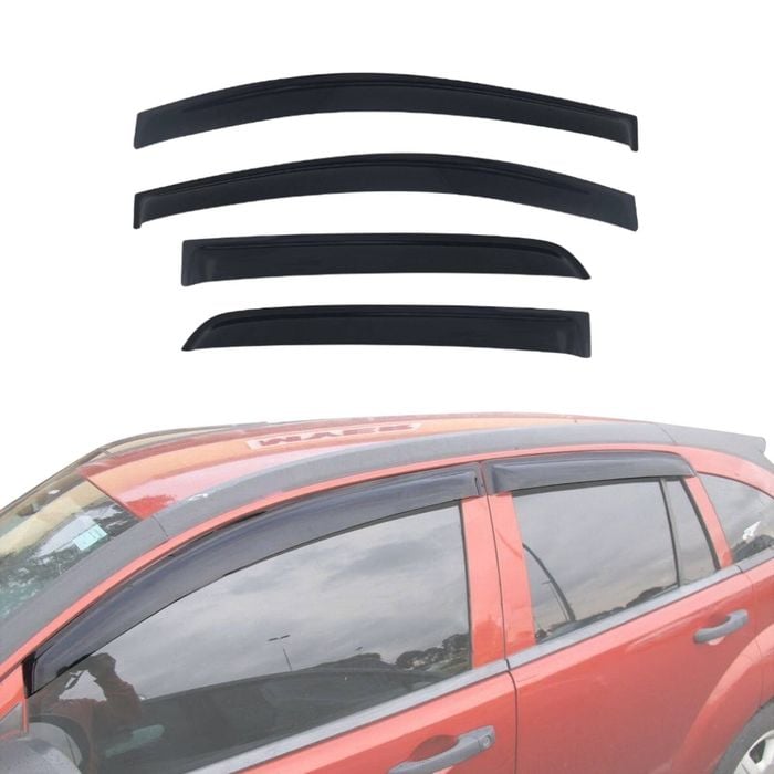 AUSGO Weather Shields For Dodge Caliber PM Series 2006-2012 Weathershields Window Visors Wind Deflectors