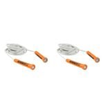 2PK Summit Global Fitness Skipping Jumping Rope 2.1m - Orange