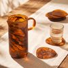 Cadence & Co. Chianti Resin Pitcher Jug Amber