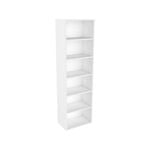 Lugna 1536 x 450 x 280mm White 5 Shelf Storage Cabinet
