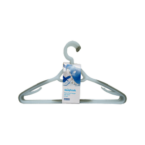 Sunfresh White Heavy Duty Coat Hangers - 6 Pack