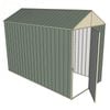 Build-a-Shed 1.5 x 3.0 x 2.3m Front Gable Single Hinged End Door Shed - Green
