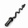 Centra Olympic Barbell Ez Curl Bar W Bar 810lbs Alloy Steel Black