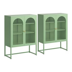 Artiss 2x Buffet Sideboard Cabinet Elma Green