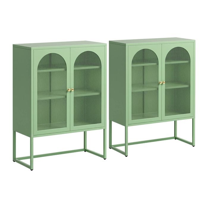 Artiss 2x Buffet Sideboard Cabinet Elma Green
