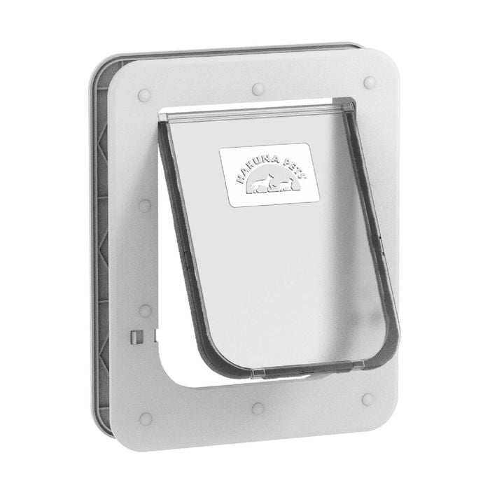 Hakuna Pets Small White Super Tough Pet Door