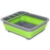 Collapsible Silicone Dish Drainer, Pop Up Compact Dish Rack for Caravan, Camping