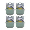 4x Joie Faucet Caddy Silicone 15x3x20cm Sage Bathroom Organizer