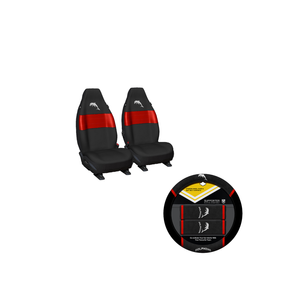 Redcliffe Dolphins Official Nrl Seat Cover And Steering Wheel Cover Combo
