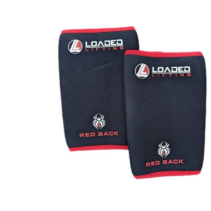 Loaded Lifting Red Back Knee Sleeves size S