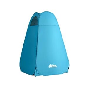 Weisshorn 1-Person Beach Tent Shower Tent Blue