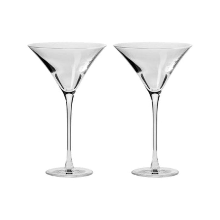 2pc Krosno Duet 170ml Martini Cocktail Stemmed Glass Set - Clear