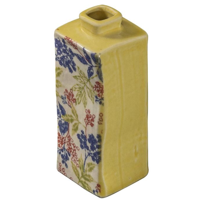 Omotenashi Yellow Rectangle Vase
