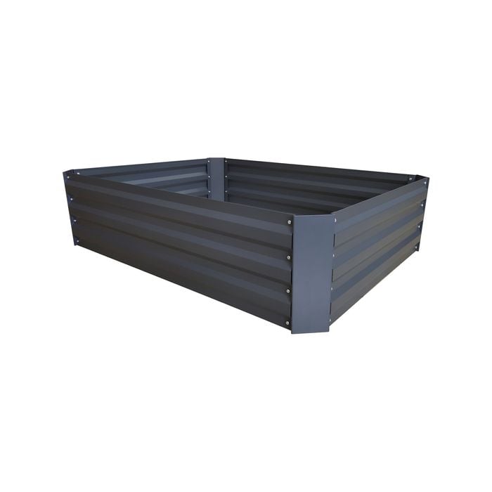 Saxon Raised Garden Bed 120X90X30cm Black