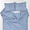 Amson Pure Cotton Quilt King Cover Set With Extra Standard Pillowcases - Ariana Denim