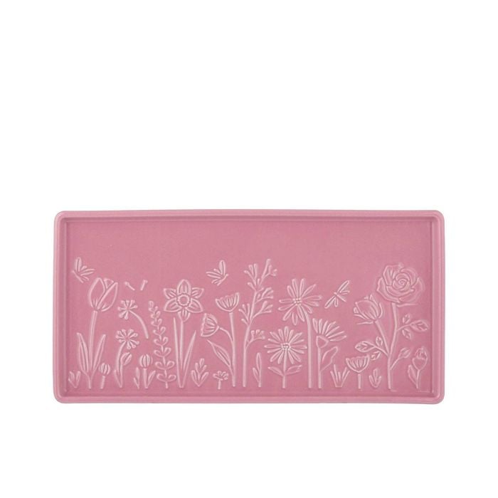 Mason Cash In The Meadow Rectangular Platter 30x15cm Pink