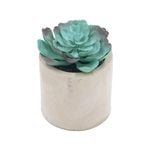 UN-REAL 13cm Blue Succulent Artificial Plant