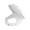 Caroma Family D Shape Toilet Seat