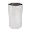 Olympia Wine Cooler Hammered Double Wall Stainless Steel 1.5l 200h X 116dia Mm