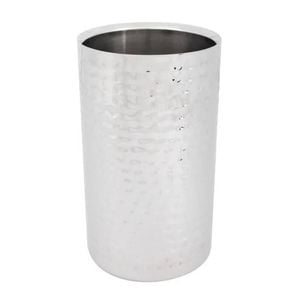 Olympia Wine Cooler Hammered Double Wall Stainless Steel 1.5l 200h X 116dia Mm
