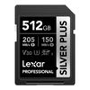 Lexar Professional Silver Plus 512GB SDXC UHS-I Memory Card