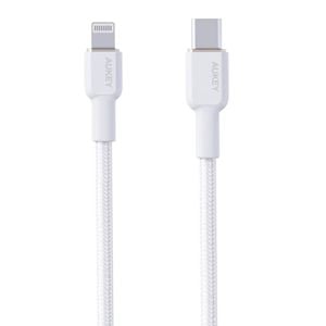 AUKEY CB-KCL1 Circlet CL USB-C to Lightning Cable 1m White, Aramid Fiber Core