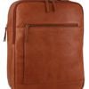 Pierre Cardin Leather Travel & Business Laptop Backpack Bag 32x41cm Cognac