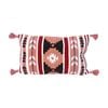 Maine & Crawford 50x30cm Faith Woven Tapestry Cushion Pompoms w/ Fill Pillow