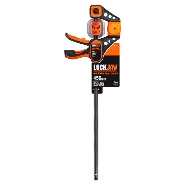 Lockjaw 450mm One Hand Dual Plastic Clamp