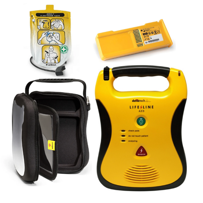 Defibtech Lifeline Semi-Automatic Defibrillator - 7 Year Battery