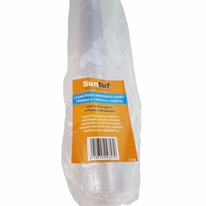 Suntuf 1 x 1m x 0.8mm Clear Polycarbonate Roll