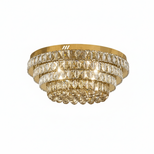 Element Lighting NORRIS Crystal Ceiling Light Tri-colour LED 600mm (Gold)