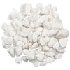 Tuscan Path 10-15mm 15kg Snow White Marble Decorative Pebble
